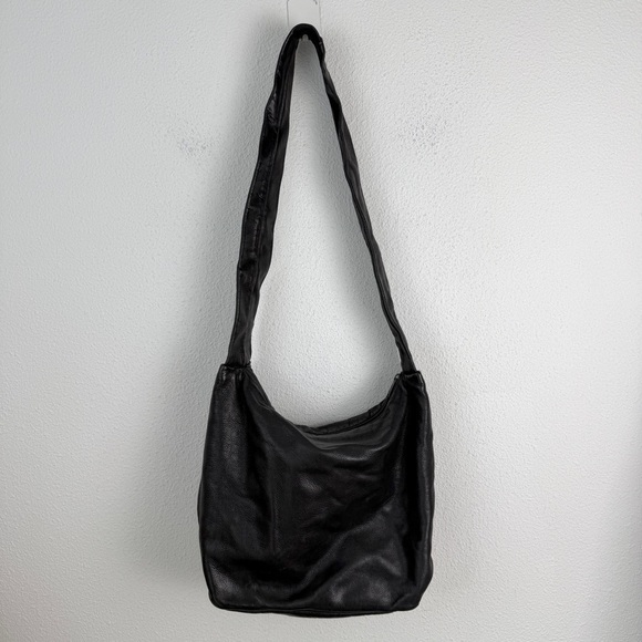 Julia Duren J. Duren Vintage Genuine Leather Hobo Crossbody Shoulder Bag Purse - Picture 2 of 11